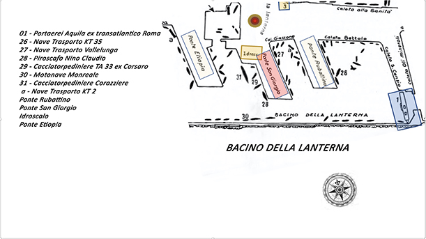 BACINO DELLA LANTERNA - RELITTI