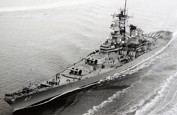 R USS Missouri seconda meta anni ottanta 36b