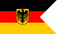 BANDIERA DEUTSCHE BUNDESREPUBLIK